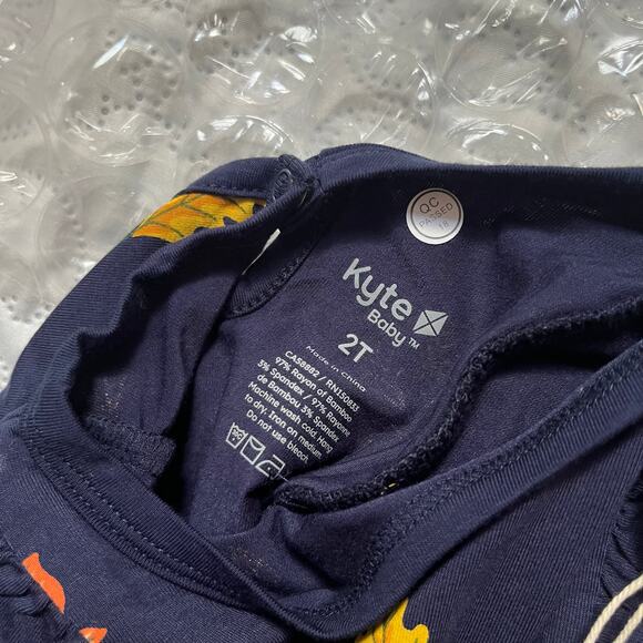 NWT Kyte Fall Foliage Bubble Romper Size 2T - Picture 5 of 5